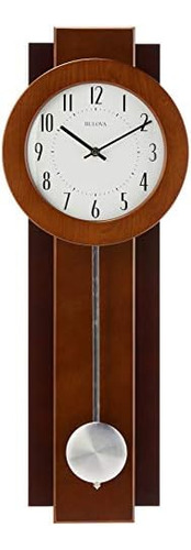 Reloj De Pared Bulova C3383 Avent Pendulum Deco, 18,