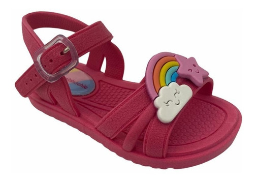 Sandália Sandalinha Rasteirinha Baby Infantil Meninas Rosa