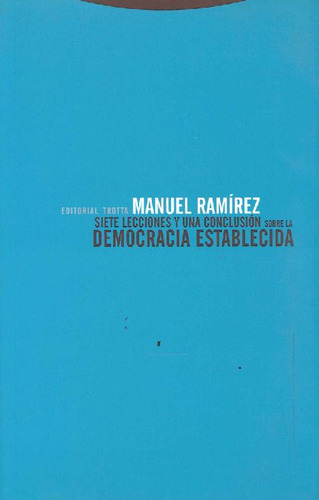 Libro Siete Lecciones Y Una Conclusión Sobre La Democracia E