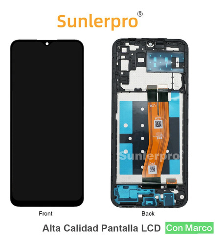 Para Samsung A14 4g A145f A145m Pantalla Lcd Con Marco