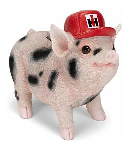 Cosechadora Internacional Ih Polyresin Spotted Piglet Bank 6