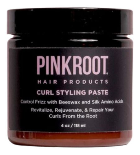 Pink Root Products Pasta Para Peinar Rizos, 4 Oz, Revitaliz.