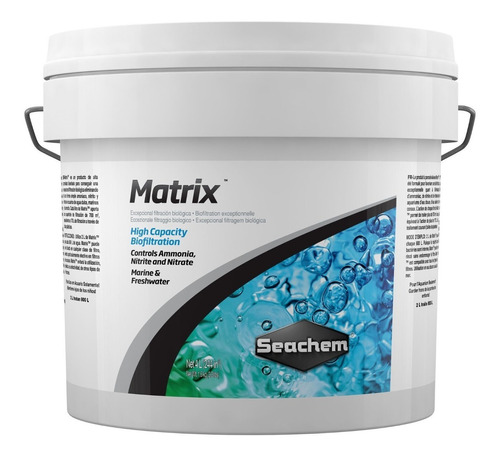 Seachem Matrix Soporte Para Filtro Biológico 20 Lt