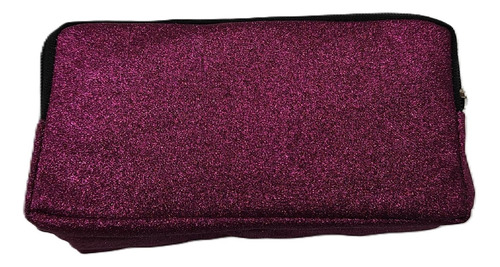 Canopla Tubo Grande Glitter - Cierre Doble Manvi Fucsia