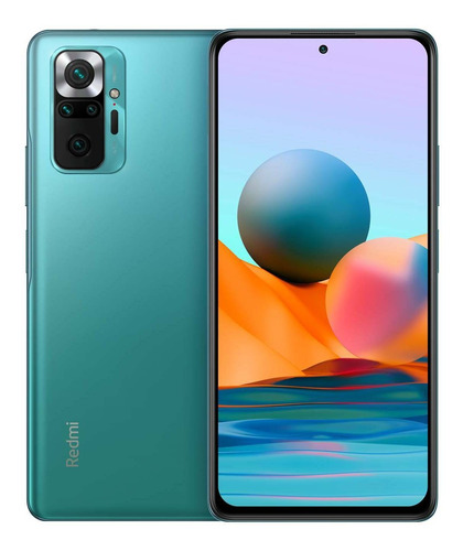 Xiaomi Redmi Note 10 Pro (108 Mpx) Dual SIM 128 GB verde aurora 6 GB RAM