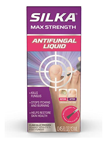 Líquido Antimicótico Silka Max Strength Para Hongos En Las U