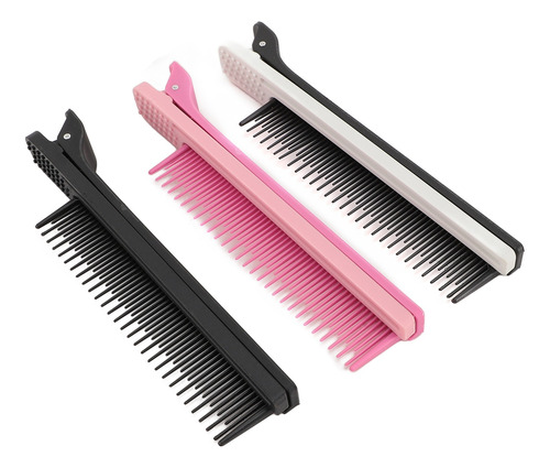 Peineta Con Clip, 3 Unidades, Para Estilista, Plancha De Des