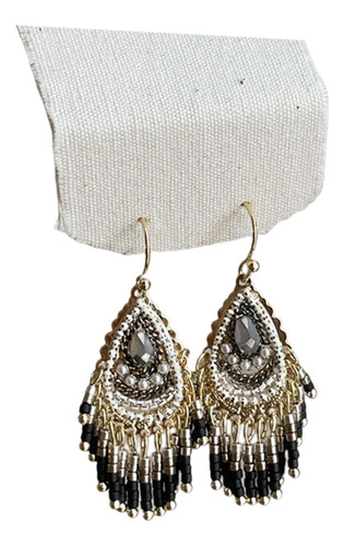 Pendientes Colgantes Con Borlas Para Mujer, Ideales Negro