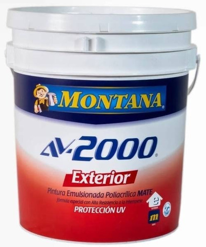 Pintura Caucho Exterior Blanco Av-2000 Cuñete (4 Gal)