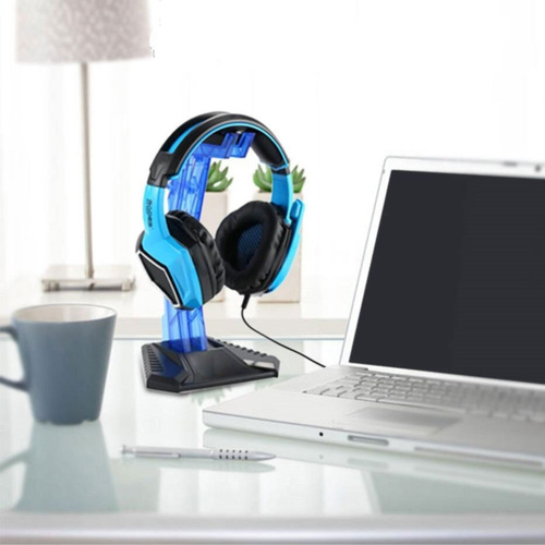 Base Soporte Audífonos Pro Gamer Azul