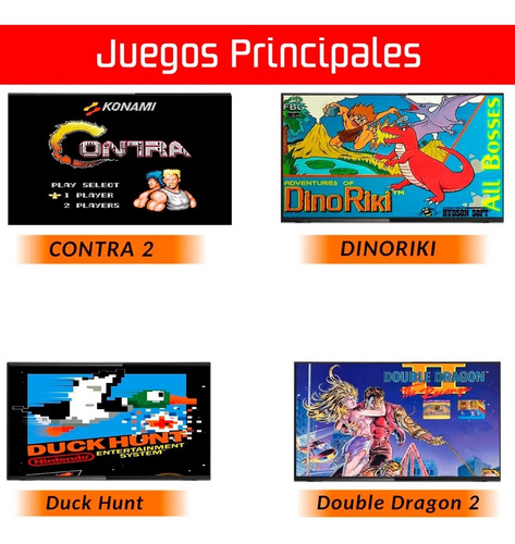 Consola Retro Videojuegos Clasicos 8 Bits Nes Station Family