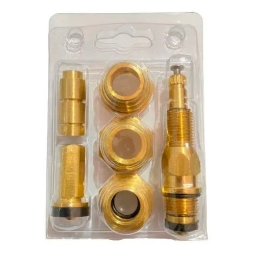 Kit Reparo Salva Registro Pressão Chuveiro 10x1 Universal Cor Dourado