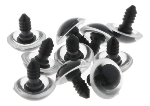 20 Piezas De Ojos De Plástico Compatible Con Osos De
