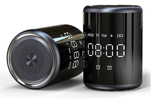 Reloj Despertador Radio Noche Cargador Usb Altavoz Bluetooth