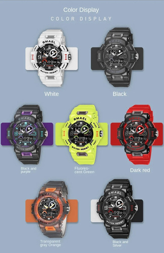 Smael Multi Function Waterproof Luminous Watch