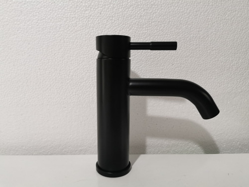 Mezcladora Monomando Ovalin Negro Mate 18 Cm Acero Inox 304