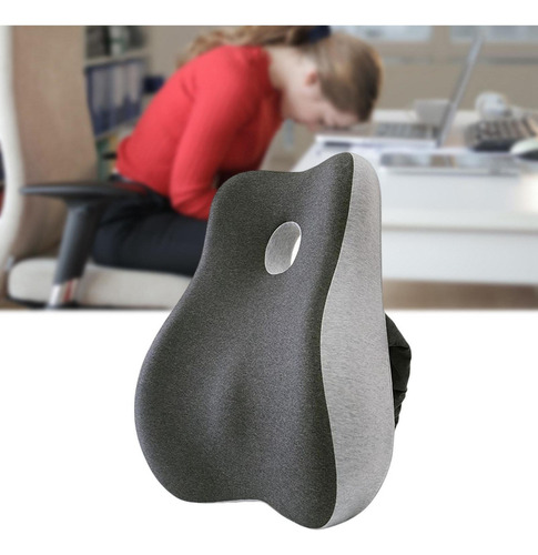 . Cojín De Soporte Lumbar Para Asiento De Coche, Alivio Del