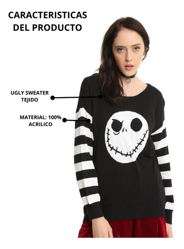 Ugly Sweater Sueter Halloween Navidad Adulto Unisex