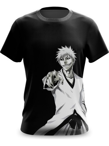 Camiseta Camisa Bleach Kurosaki Anime 02