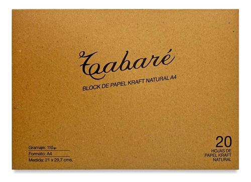 Block Papel Kraft Tabare 110gr. X20 Serviciopapelero