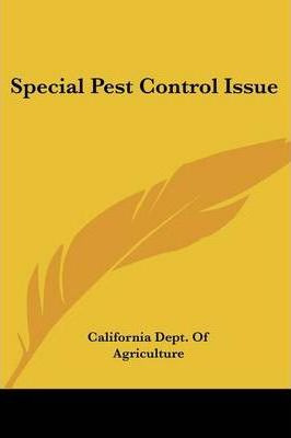 Libro Special Pest Control Issue - California Dept Of Agr...