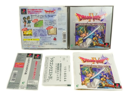 Dragon Quest Iv Con Obi Strip / Ntsc-j