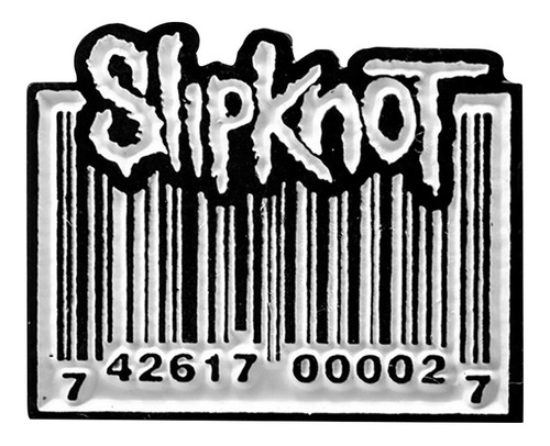Pin Slipknot  Prendedor Metalico Rock Activity 