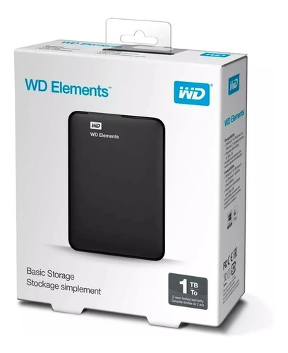 Disco Duro Externo 1tb Portatil Western Digital 2.5 Usb 3.0