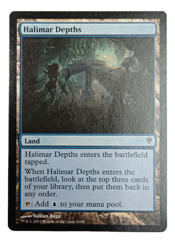 Carta Halimar Depths [jace V Vraska] Mtg Land