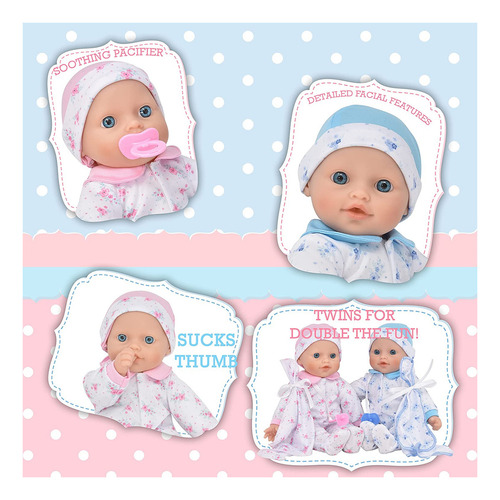 Muñecas Gemelas De Cuerpo Suave Para Niños Pequeños En Caja