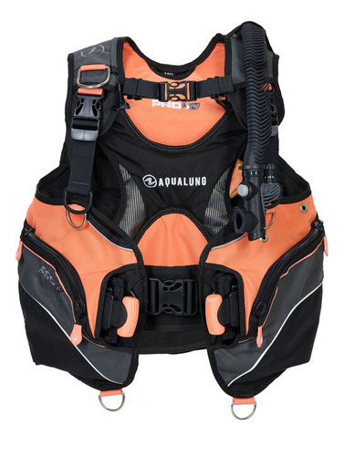 Colete De Mergulho Aqualung Pro Hd Feminino Coral Ml Cor Preto