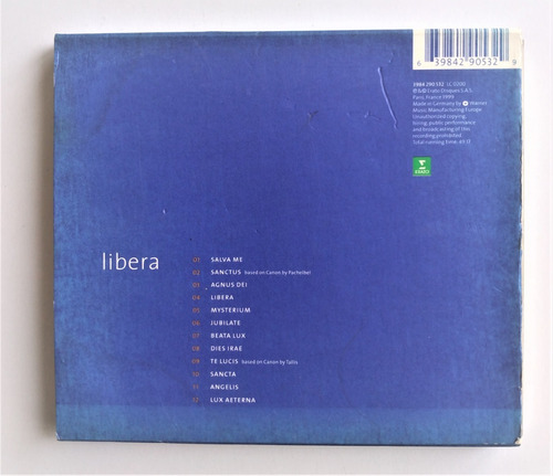 Libera Angel Voices Cd Salvame (Usado)