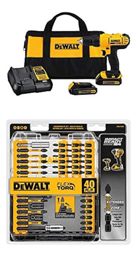 Dewalt Dcd771c2 20v Max Kit De Destornillador De Taladro 