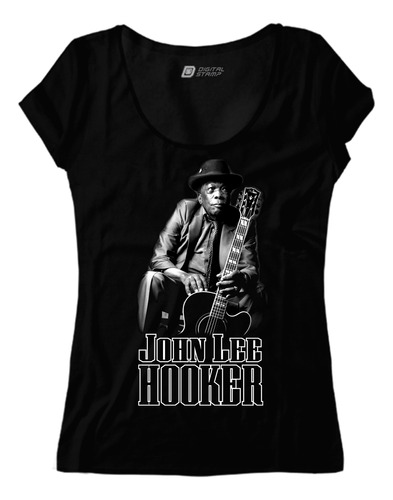 Remera Mujer John Lee Hooker Rock Blues 4 Dtg Premium