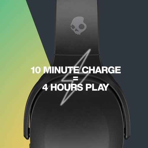 Audífonos Inalámbricos Skullcandy Over-ear Crusher Evo Negro - Excelente (Reacondicionado)