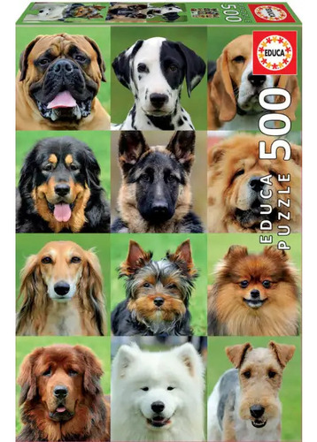 Puzzle Collage De Perros 500 Piezas Educa Dgl Games & Comics