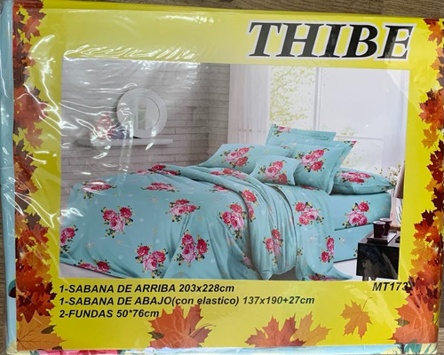 Juego De Sabanas 2 Plazas Estampadas Varios Diseños