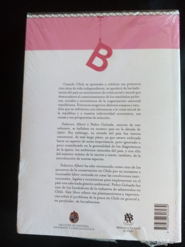 El Problema Pesquero En Chile. Federico Albert,pedro Golusda