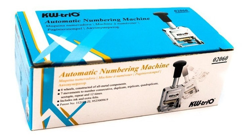 Numerador Automatico 6 Digitos 20600 Kw-trio