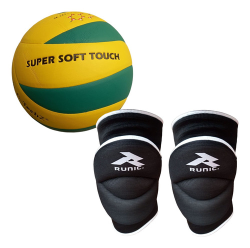 Balón Voleibol + Rodilleras Voleyboll Marca G-techz