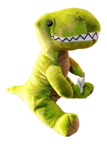 Imagen 1 de 2 de Dinosaurio De Peluche Verde Para Niños Super Suave