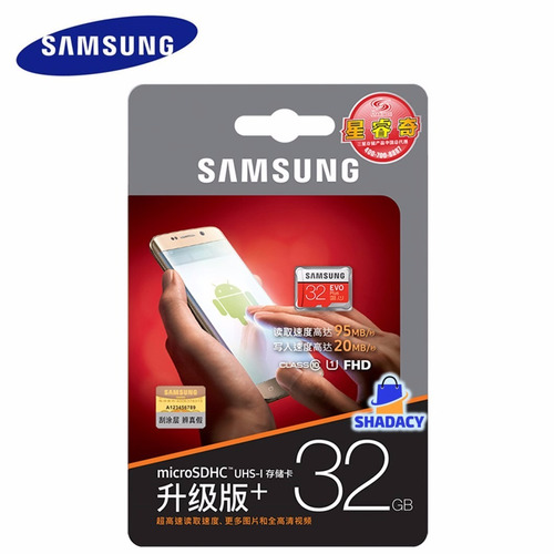 Memoria Micro Sd Samsung Evo Plus 32gb Clase 10 95/20 Fhd