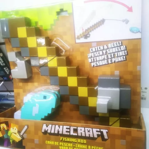 Minecraft Fishing Rod Caña De Pescar + Envio!!!