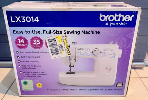 Imagen 1 de 3 de Maquina De Coser Brother Lx3014