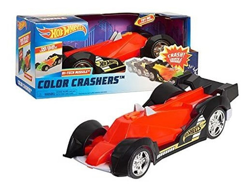 Juguete Motorizado Hot Wheels Color Crashers Hitech Missile