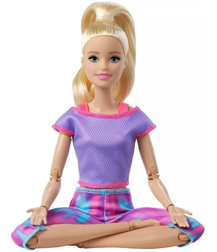 Boneca Barbie Feita Para Mexer Loira - Made To Move Gxf04