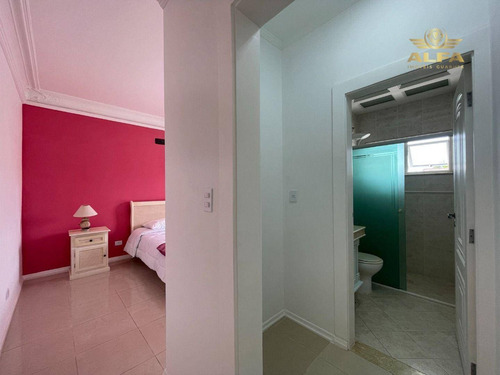 Imagem 15 de 30 de Mansão Na Praia Com 6 Suítes, Lazer Com Piscina, Sauna E Churrasqueira, 4 Vagas - Jardim Acapulco, Guarujá. - Ca0145