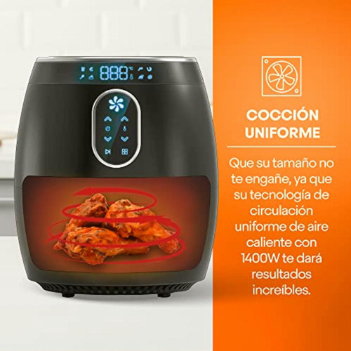 Masterchef Freidora De Aire, Air Fryer Digital, Compact-fry,