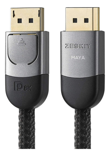 Cable Dp 1.4 Certificado Por Zeskit Maya, 4k 120 Hz, 8 K 60