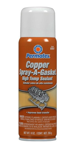 Spray Sellador Cobre Alta Temperatura 255g (permatex)